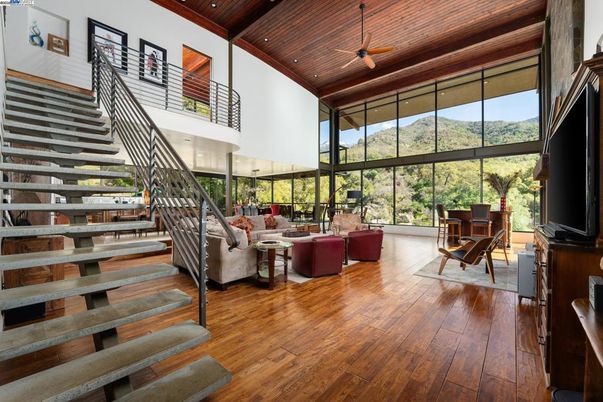 Interior, Living room, Recessed Lighting, Wooden Ceilings, Wood Texture Flooring