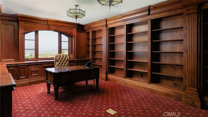 Home Office, Interior, Recessed Lighting