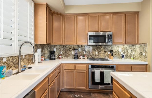 Interior, Kitchen, Stainless Steel Appliances, Tile Countertops