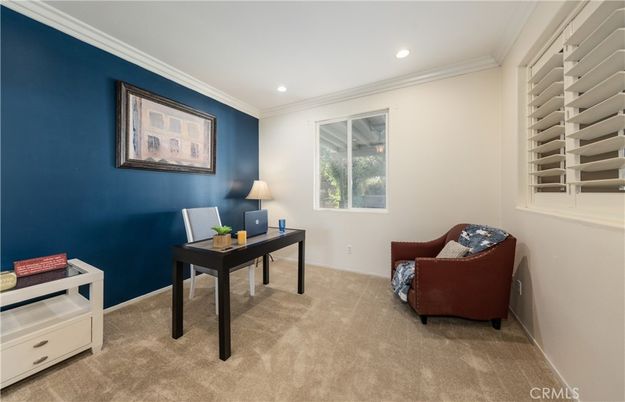 Home Office, Interior, Recessed Lighting