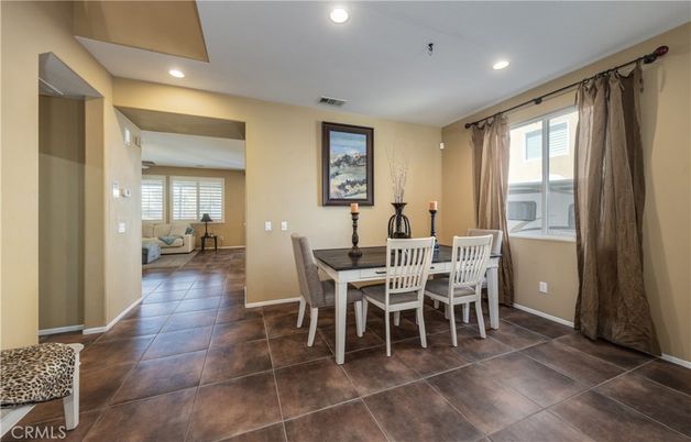 Dining room, Interior, Recessed Lighting