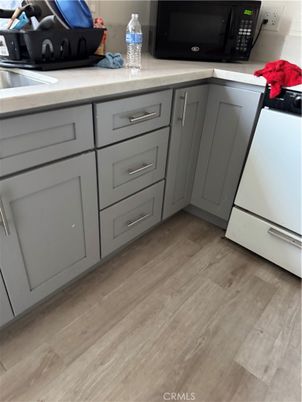Interior, Kitchen, Wood Texture Flooring