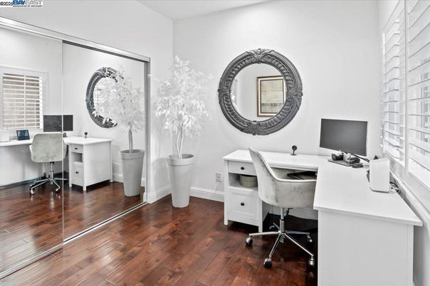 Home Office, Interior, Wood Texture Flooring