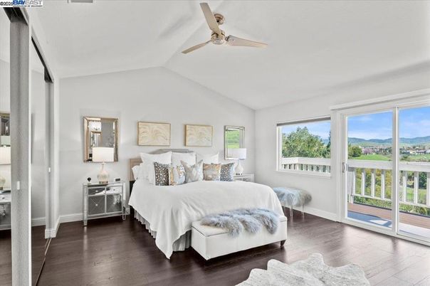Bedroom, Interior, Wood Texture Flooring