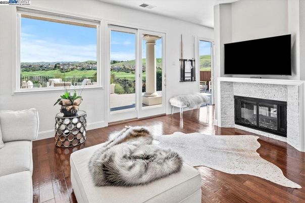 Fireplace, Interior, Wood Texture Flooring