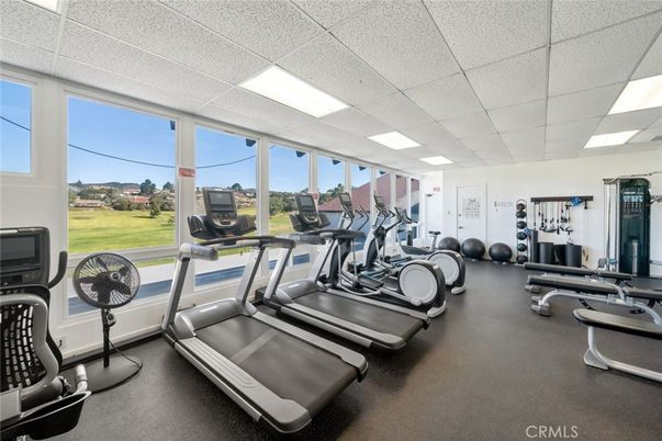 Fitness Equipment, Gym, Interior, Recessed Lighting