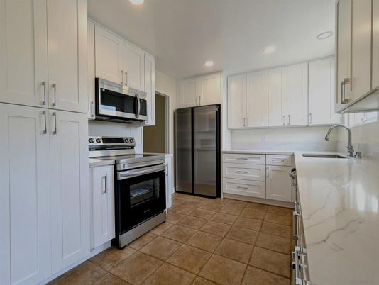 Interior, Kitchen, Recessed Lighting, Stainless Steel Appliances
