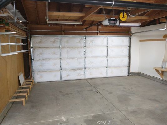 Garage, Interior, Wooden Beams