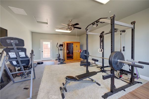 Fitness Equipment, Interior, Wood Texture Flooring