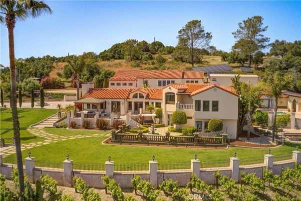 Backyard, Exterior, Facade, Solar Panels, Mediterranean