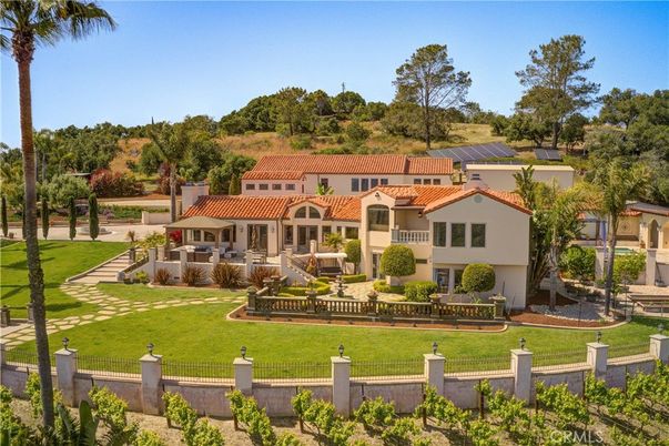 Backyard, Exterior, Facade, Solar Panels, Mediterranean