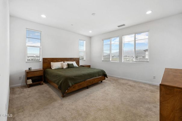 Bedroom, Interior, Recessed Lighting