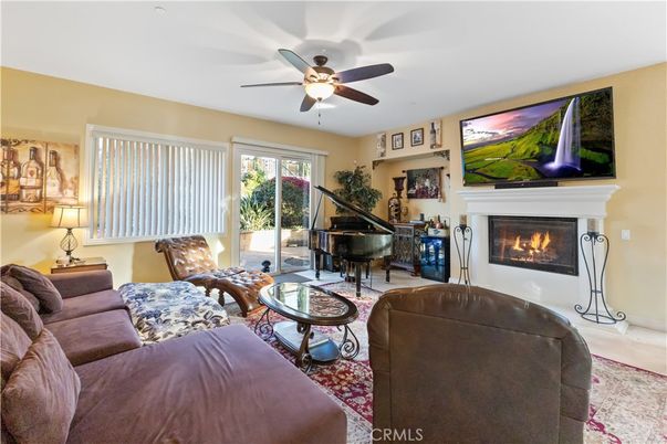 Fireplace, Interior, Living room, Piano