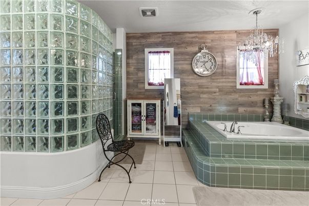 Bathroom, Chandelier, Interior, Wooden Walls