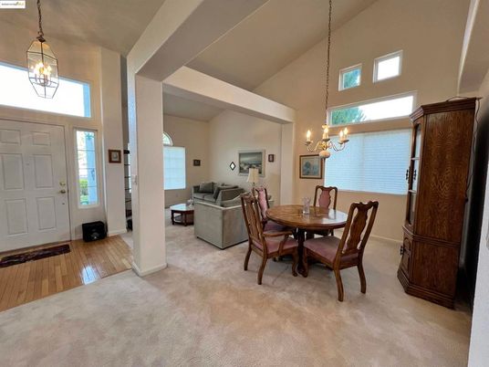 Chandelier, Dining room, Interior, Living room, Pendant Lights, Wood Texture Flooring