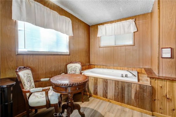 Bathroom, Interior, Wood Texture Flooring, Wooden Walls