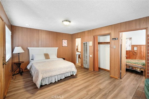 Bedroom, Interior, Wood Texture Flooring, Wooden Walls