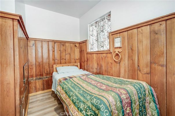 Bedroom, Interior, Wood Texture Flooring, Wooden Walls