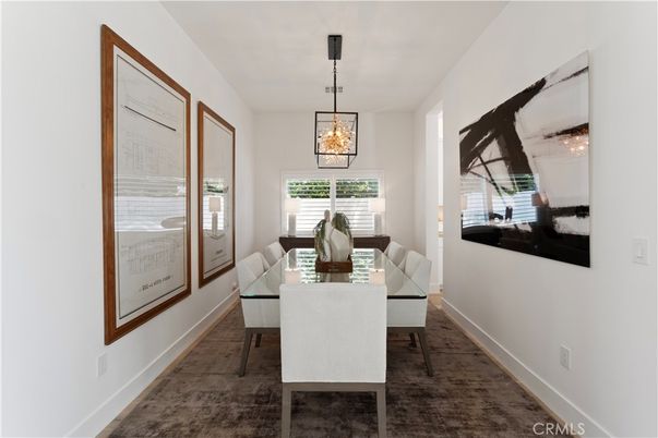 Dining room, Interior, Pendant Lights