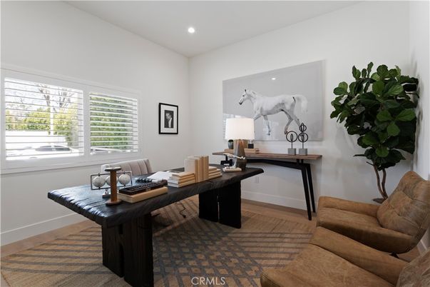 Home Office, Interior, Recessed Lighting
