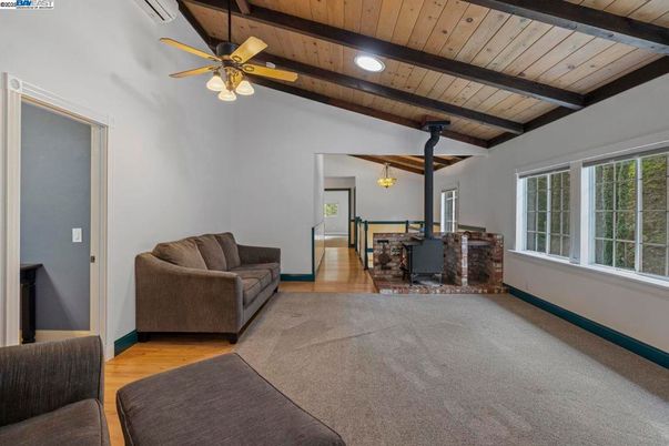 Dining room, Interior, Pendant Lights, Wooden Beams, Wooden Ceilings, Wood Texture Flooring