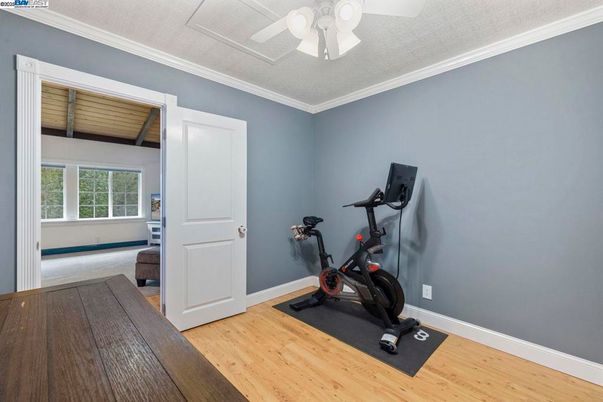 Fitness Equipment, Interior, Wood Texture Flooring