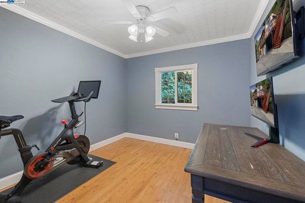 Fitness Equipment, Interior, Wood Texture Flooring
