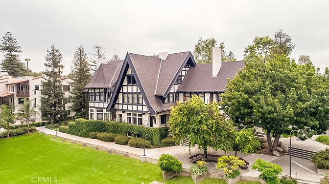 Backyard, Exterior, Facade, Tudor Revival