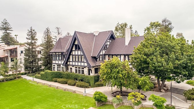 Backyard, Exterior, Facade, Tudor Revival