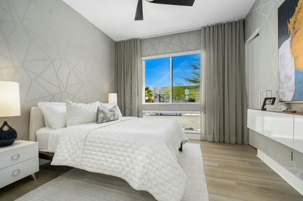 Bedroom, Interior, Wood Texture Flooring