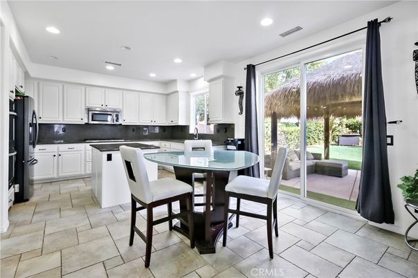 Dining room, Interior, Kitchen, Recessed Lighting, Stainless Steel Appliances
