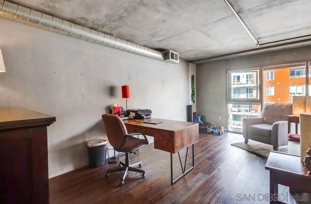 Home Office, Interior, Wood Texture Flooring