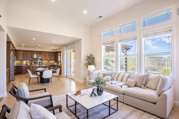 Dining room, Interior, Kitchen, Living room, Recessed Lighting