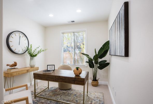 Home Office, Interior, Recessed Lighting