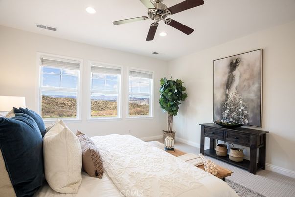 Bedroom, Interior, Recessed Lighting