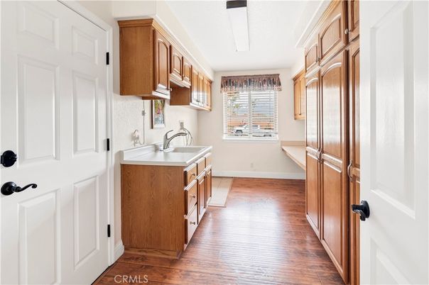Interior, Kitchen, Wood Texture Flooring
