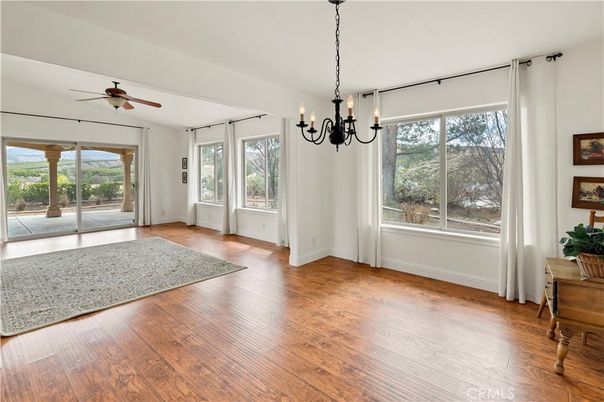 Chandelier, Empty room, Interior, Wood Texture Flooring