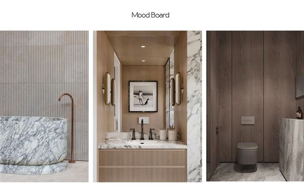 Bathroom, Interior, Marble, Marble Walls, Recessed Lighting