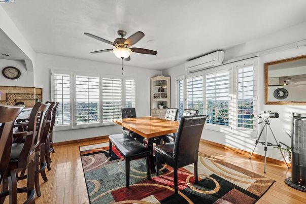 Dining room, Interior, Wood Texture Flooring