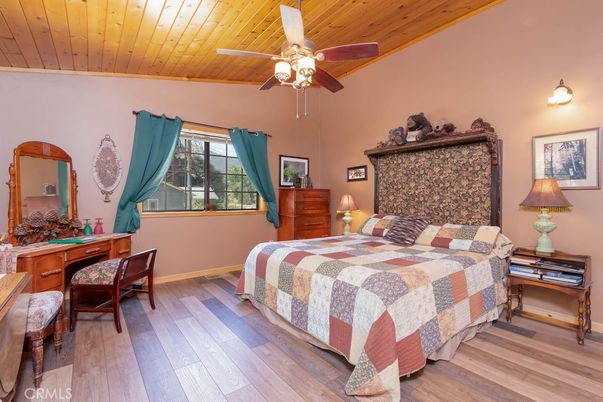 Bedroom, Interior, Wooden Ceilings, Wood Texture Flooring