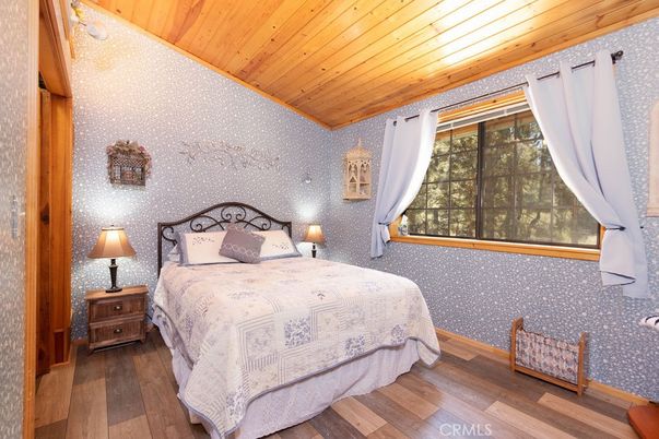 Bedroom, Interior, Wooden Ceilings, Wood Texture Flooring