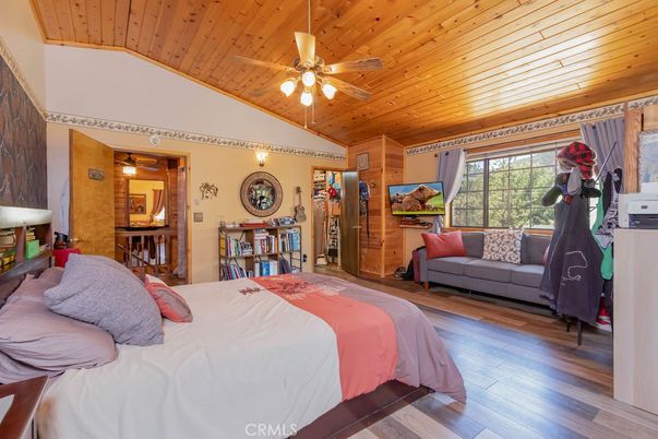 Bedroom, Interior, Wooden Ceilings, Wood Texture Flooring