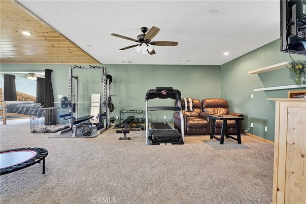 Fitness Equipment, Interior, Recessed Lighting