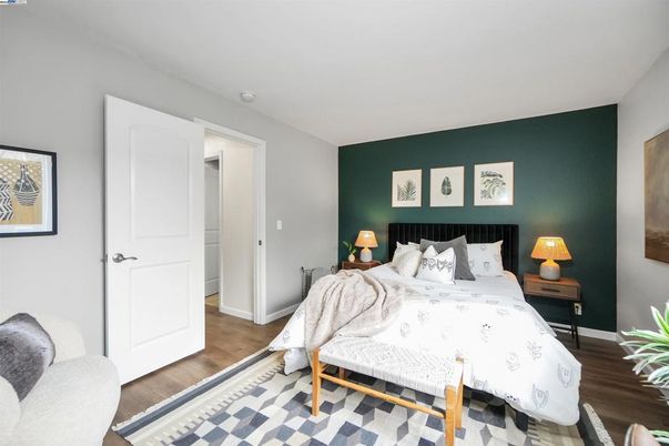 Bedroom, Interior, Wood Texture Flooring