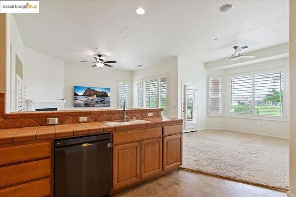 Interior, Kitchen, Recessed Lighting, Tile Countertops