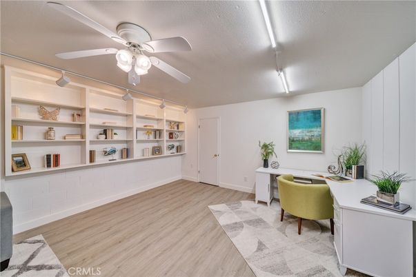 Home Office, Interior, Wood Texture Flooring