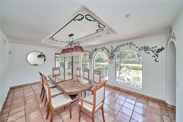 Dining room, Interior, Pendant Lights