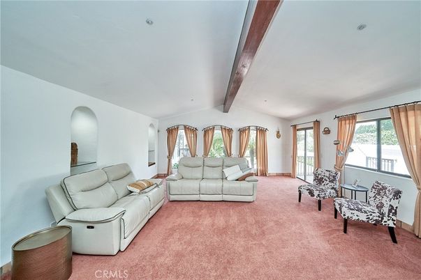 Interior, Living room, Wooden Beams