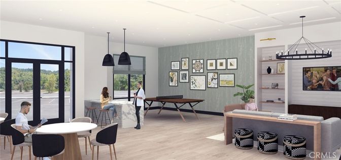 Billiard Table, Dining room, Game Room, Interior, Pendant Lights, Recessed Lighting, Wood Texture Flooring