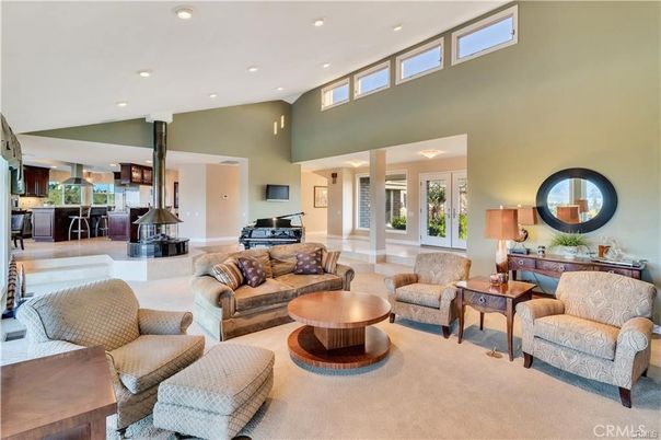 Fireplace, Interior, Living room, Recessed Lighting
